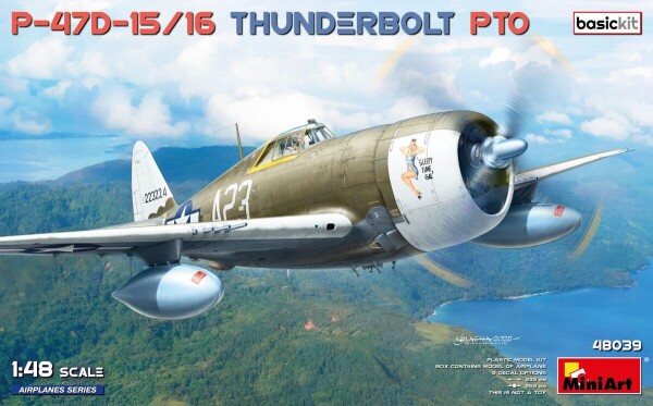 Сборная модель 1/48 Самолет Republic P-47 D-15/16 RA Thunderbolt MiniArt 48039 детальное изображение Самолеты 1/48 Самолеты