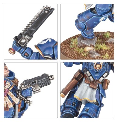 Ігровий набір Warhammer 40000:SPACE MARINES – LIEUTENANT TITUS детальное изображение Ультрамарины Космические Десантники