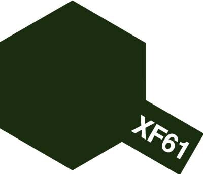 Alcohol-based acrylic paint Dark Green Tamiya 10ml XF-61 детальное изображение Акриловые краски Краски