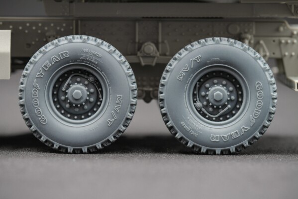 Set of wheels with CTIS inflation system for HIMARS from Trumpeter ScaleX WM 35012 детальное изображение Колёса Афтермаркет
