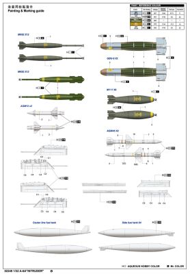 Збірна модель1/32 Штурмовик A-6A &quot;INTRUDER&quot; Trumpeter 02249 детальное изображение Самолеты 1/32 Самолеты