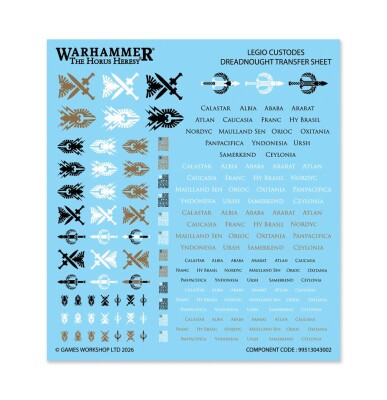 Игровой набор Warhammer 40000 - HORUS HERESY: CUSTODES - TELEMON HEAVY DREADNOUGHT детальное изображение Ересь Хоруса WARHAMMER 40,000