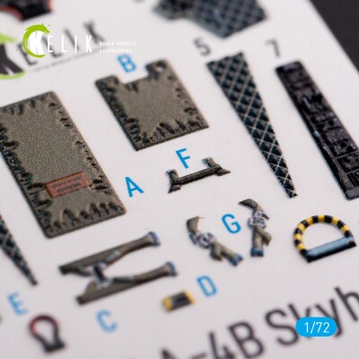 A-4B &quot;Skyhawk&quot; 3D decal interior for Hobby 2000/Fujimi 1/72 KELIK K72074 детальное изображение 3D Декали Афтермаркет