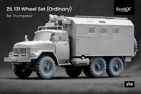 Набор колес для Зил 131 от Trumpeter ScaleX WM 35018 детальное изображение Колёса Афтермаркет
