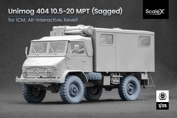 Набор колес (с деформацией) для Унимог 404 10.5-20 MPT от Revell, AK-Interactive, ICM ScaleX детальное изображение Колёса Афтермаркет
