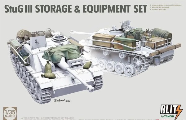 Scale 1/35 StuG III Takom 8018 Accessory Kit детальное изображение Аксессуары Диорамы