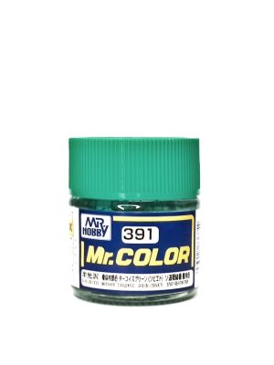 Mr. Color (10 ml) Interior Turquoise Green / Бірюзово-зелений інтер'єрний напівглянсовий детальное изображение Нитрокраски Краски