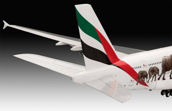 Збірна модель літак Airbus A380 Emirates &quot;Wild-Life&quot; детальное изображение Самолеты 1/144 Самолеты