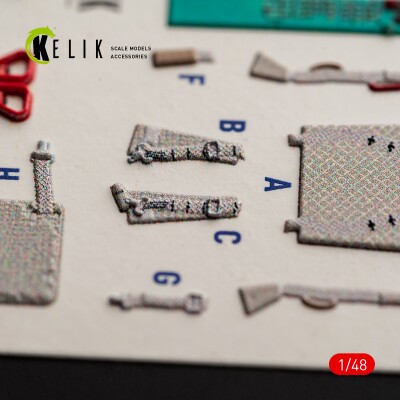 MiG-23 MF декаль інтер'єр для комплекту Trumpeter 1/48 KELIK K48199 детальное изображение 3D Декали Афтермаркет