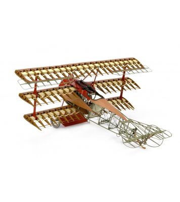 1/16 FOKKER DR.I 1918 RED BARON детальное изображение Самолеты Модели из дерева