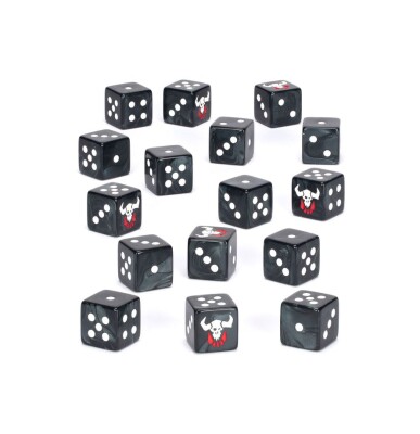 Игровые кубы Warhammer 40000 - ORKS - GHAZGHKULL DICE детальное изображение Кубы WARHAMMER 40,000