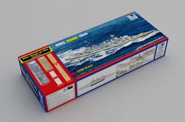 Scale model 1/700 Battlecruiser HMS Hood 1941 ILoveKit 65703 детальное изображение Флот 1/700 Флот