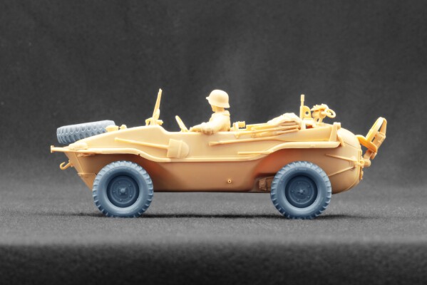 Набор колес (с деформацией) для Schwimmwagen Gelände v2 (200-16) для Italeri, Tamiya, AFV club детальное изображение Колёса Афтермаркет