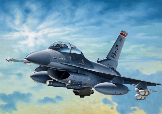 Збірна модель 1/72 Літак F-16 C/D Night Falcon Italeri 0188 детальное изображение Самолеты 1/72 Самолеты