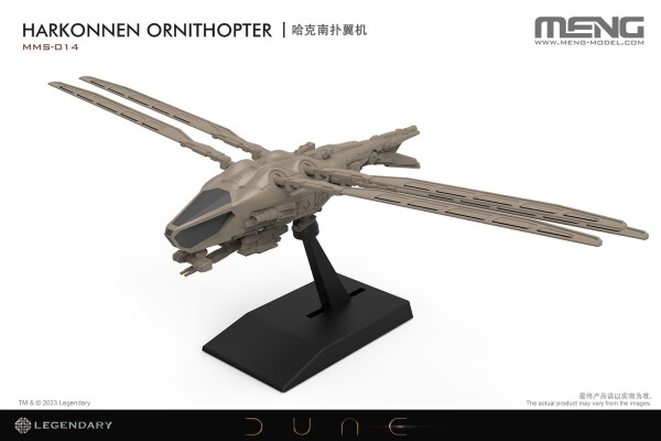 Scale model Dune Harkonnen Ornithopter Meng MMS014 детальное изображение Фантастика Космос