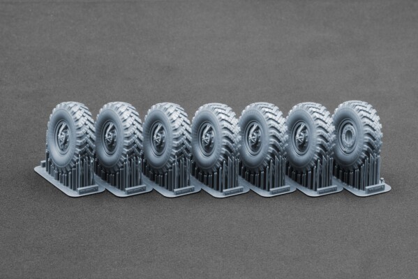 Набір коліс для УРАЛ-4320 &quot;ОI-25&quot; від Trumpeter ScaleX WM 35037 детальное изображение Колёса Афтермаркет