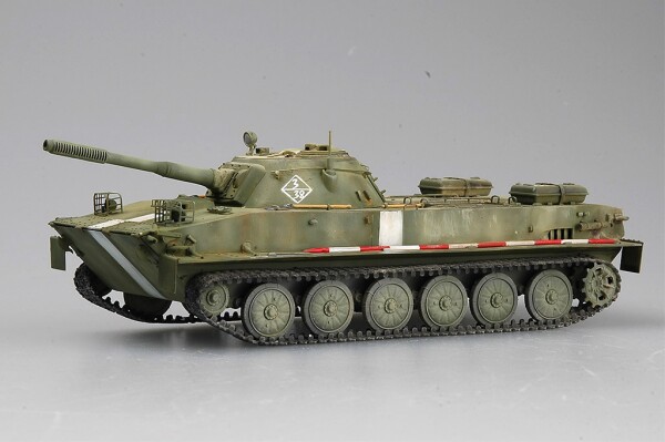 Scale model 1/35 Tank amphibious PT-76 Mod. 1951 Trumpeter 00379 детальное изображение Бронетехника 1/35 Бронетехника