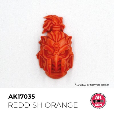 Акрилова фарба REDDISH ORANGE / Червонувато-помаранчевий QUICK GEN COLOR AK-interactive AK 17035 детальное изображение Акриловые краски Краски