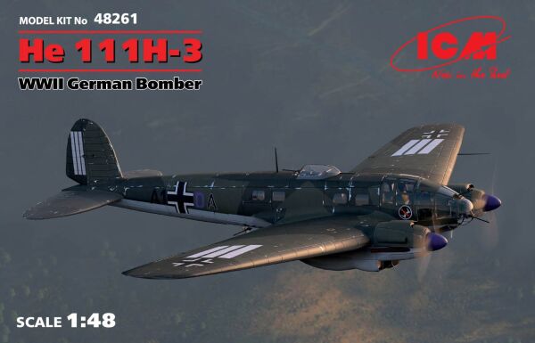 He 111H-3 детальное изображение Самолеты 1/48 Самолеты