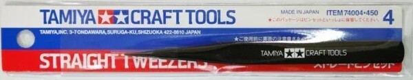 Прямий пінцет (Straight Tweezers) Tamiya 74004 детальное изображение Пинцеты Инструменты