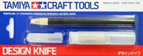 Модельний ніж (Design Knife) Tamiya 74020 детальное изображение Разное Инструменты
