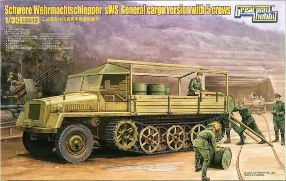 WWII German sWS General Cargo Version/w 5 crews детальное изображение Автомобили 1/35 Автомобили