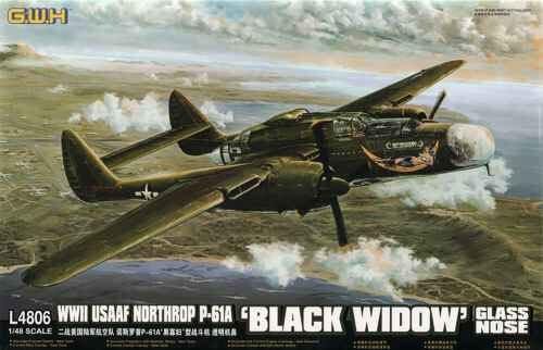 WWII USAAF Northrop P-61A 'Black Widow' Glass Nose детальное изображение Самолеты 1/48 Самолеты