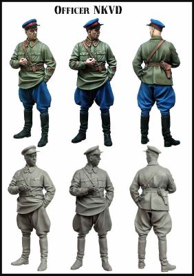  Officer NKVD детальное изображение Фигуры 1/35 Фигуры