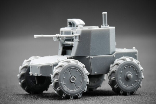 Збірна модель 1/35 Наземний дрон &quot;Лють&quot; з кулеметом ПКТ ScaleX VG 35002 детальное изображение Наземные дроны Военная техника