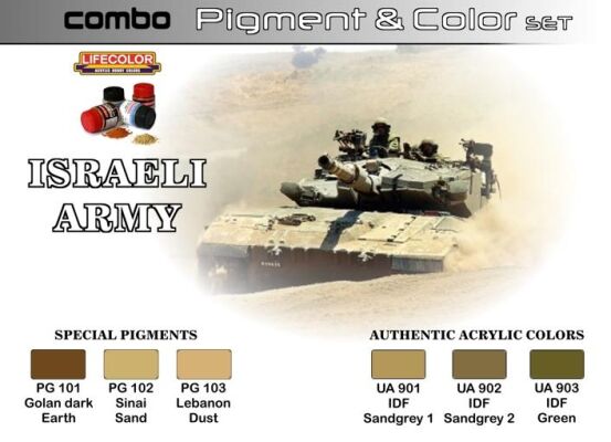 Israeli Army - Pigment &amp; Color Set детальное изображение Наборы weathering Weathering
