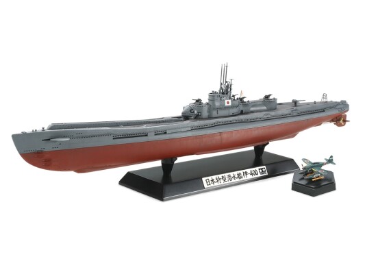 Сборная модель 1/350 Японская подводная лодка Сентоку И-400 Тамия 78019 детальное изображение Подводный флот Флот