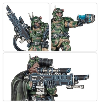 Ігровий набір Warhammer 40000 - ASTRA MILITARUM - KASRKIN детальное изображение Имперская Гвардия Армии Империума