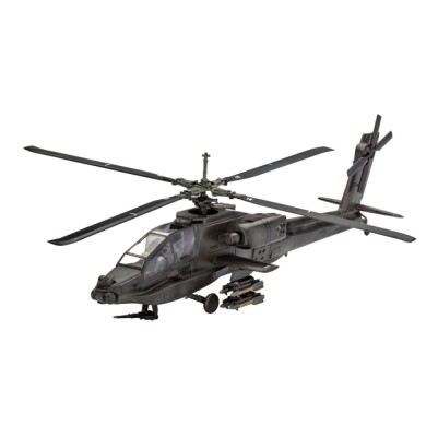 Сборная модель 1/100 Стартовый набор вертолет Апач AH-64A Ревелл 64985 детальное изображение Вертолеты Авиация