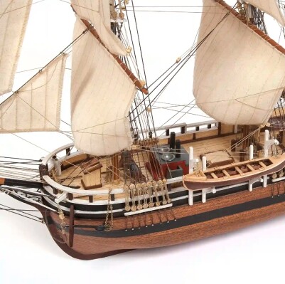 Scale wooden model 1/60 American Whaler Essex OcCre 12006 детальное изображение Корабли Модели из дерева