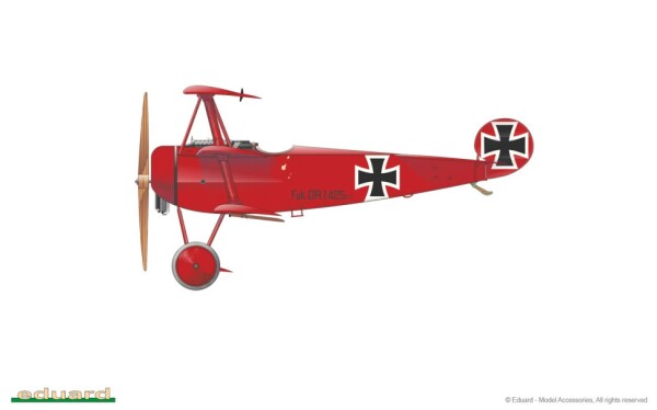 Збірна модель 1/72 Триплан Fokker Dr.I Eduard 7039 детальное изображение Самолеты 1/72 Самолеты