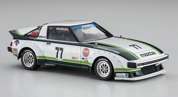 Збірна модель 1/24 Автомобіль Mazda Savannah RX-7 (SA22C) 1979 Portland Car No.77 Hasegawa 20661 детальное изображение Автомобили 1/24 Автомобили