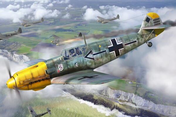 Збірна модель 1/48 Літак Мессершмітт Bf109E-4 HobbyBoss 81792 детальное изображение Самолеты 1/48 Самолеты