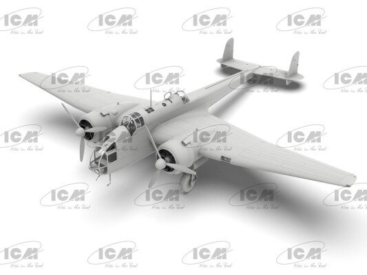 Збірна модель 1/48 Британський бомбардувальник HP.52 Hampden B.Mk.I ICM 48352 детальное изображение Самолеты 1/48 Самолеты