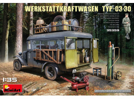 обзорное фото Сборная модель 1/35 Ремонтный автомобиль Werkstattkraftwagen Typ-03-30 МиниАрт 35359 Автомобили 1/35