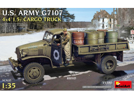 обзорное фото Сборная модель 1/35 Грузовик США G7107 4x4 1,5 тонны МиниАрт 35380 Автомобили 1/35