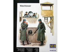 German watchtower with guards
