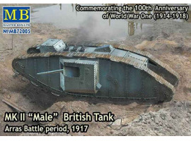 обзорное фото BRITISH MK II MALE TANK, ARRAS BATTLE PERIOD 1917 Бронетехніка 1/72
