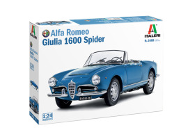 обзорное фото Scale model 1/24 Car Alfa Romeo Giulia 1600 Spider Italeri 3668 Cars 1/24