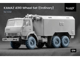 обзорное фото Набір коліс для КамАЗ 4310 від ICM ScaleX WM 35008 Колеса