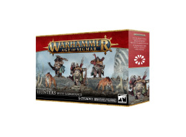 обзорное фото Ігровий набір Warhammer AGE OF SIGMAR - OGOR MAWTRIBES - HUNTERS WITH SABREFANGS Племена Огрів