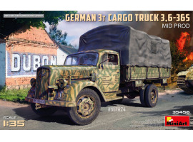 Scale model 1/35 German truck 3T 3.6-36S Mid Prod MiniArt 35456