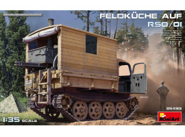 Сборная модель 1/35 Полевая кухня на РСО/01 МиниАрт 35493