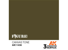 обзорное фото Акриловая краска CANVAS TONE – БРЕЗЕНТОВЫЙ ТОН FIGURES АК-интерактив AK11436 Figure Series
