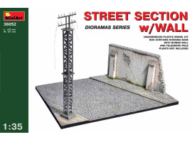 обзорное фото Fragment of a street with a wall Buildings 1/35