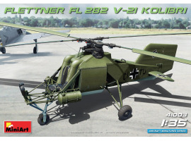 Сборная модель 1/35 Лёгкий немецкий разведывательный вертолёт Фл 282 Б-21 Колибри Miniart 41003